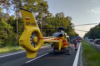 Wypadek na DK 1 w Kobiórze