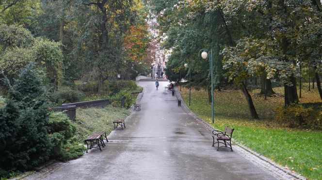 Ogród Saski w Lublinie w jesiennej odsłonie