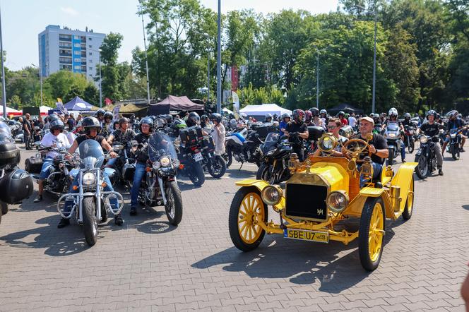 Parada motocyklistów w Dąbrowie Górniczej