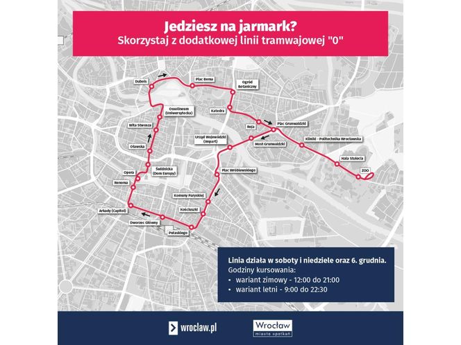 Tak najlepiej dojedziesz na Jarmark Bożonarodzeniowy 2024 we Wrocławiu