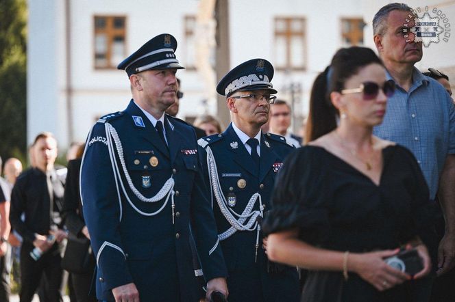 Pogrzeb komendanta policji w Bieruniu. Młodszy inspektor Dariusz Waligóra odszedł na wieczną służbę