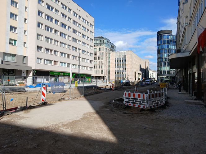Przebudowa ulic Złotej i Zgoda w Warszawie