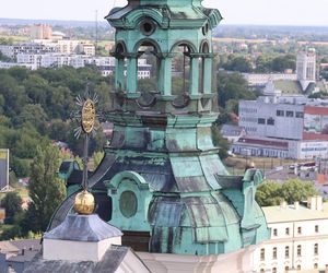 Panorama Lublina z najwyższego punktu widokowego w mieście - Wieży Trynitarskiej