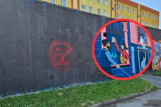 Mural wdzięczności polsko-ukraińskiej w Lublinie został zniszczony. Policjanci namierzyli sprawców 