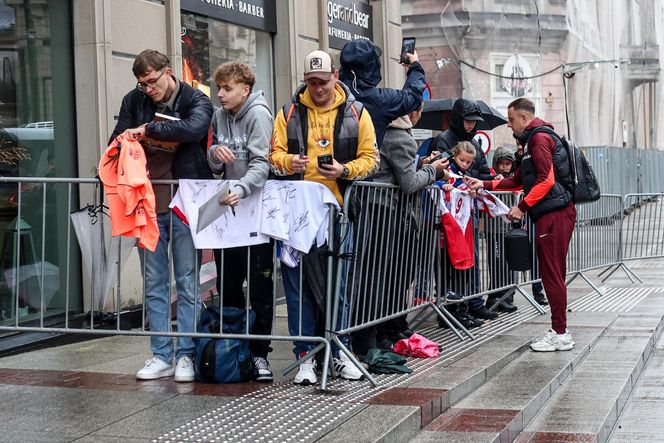 Piłkarze wyjechali na mecz Polska - Litwa