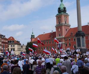 Protest katechetów w Warszawie 21.08.2024