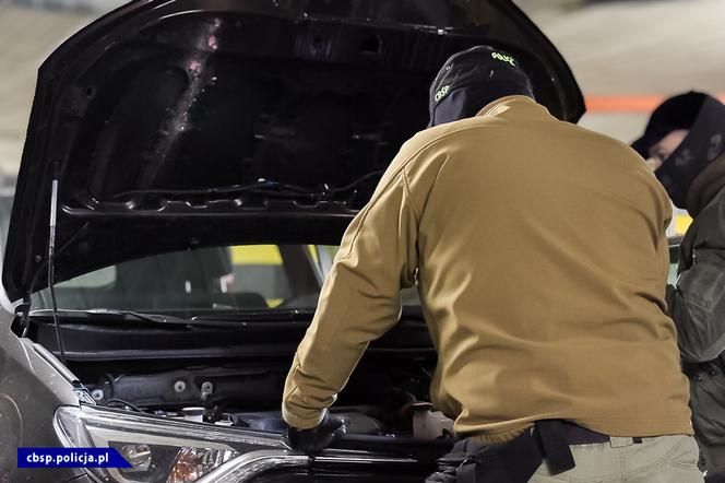 Potężne uderzenie w gang samochodowy. 10 osób w rękach policji