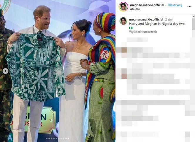 Wszystkie stylizacje Meghan Markle z podróży do Nigerii