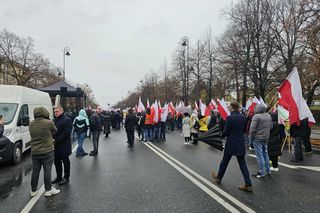 Protest plantatorów tytoniu w Warszawie (3.11.2025)