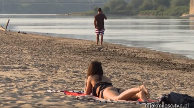 M jak miłość, Iza (Adriana Kalska), Marcin (Mikołaj Roznerski)