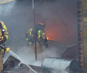 Pożar bazaru Różyckiego. To kolejny raz w ostatnich miesiącach