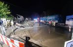 Burza w Pilchowicach. Woda zalała centrum wsi