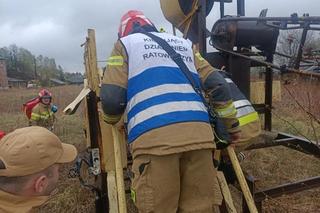 Koszmar w Kraśniku! 11-latek wpadł do maszyny formującej cegły