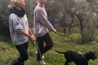 Małgorzata Kożuchowska z siostrą Mają