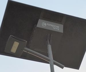 Nowe lampy na Antonińskiej