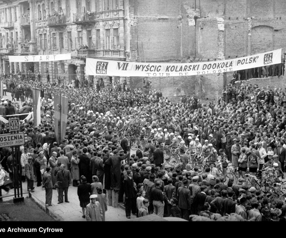 Tak wyglądał Tour de Pologne 75 lat temu! VII Wyścig Kolarski Dookoła Polski 1948