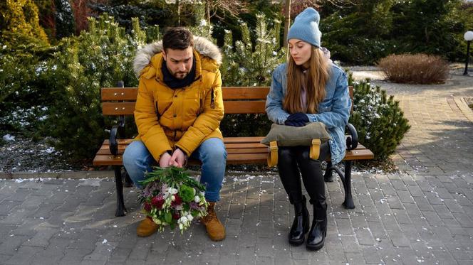 Barwy szczęścia, odc. 2478: Damian (Michał Lesień), Renata (Ania Mrozowska)