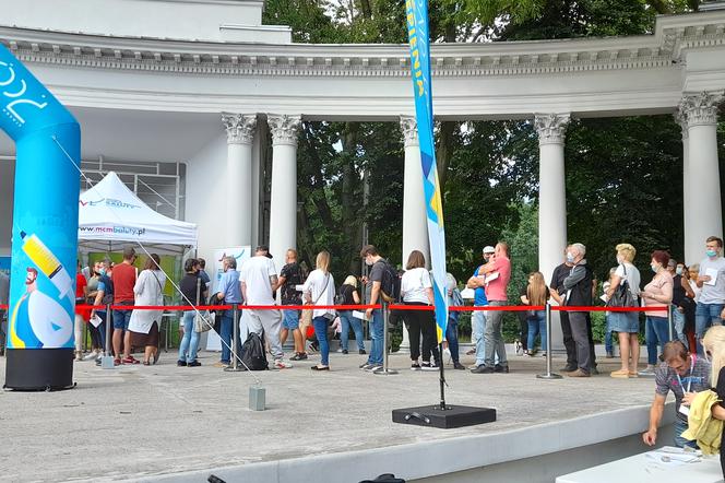 szczepienia w Parku Julianowskim