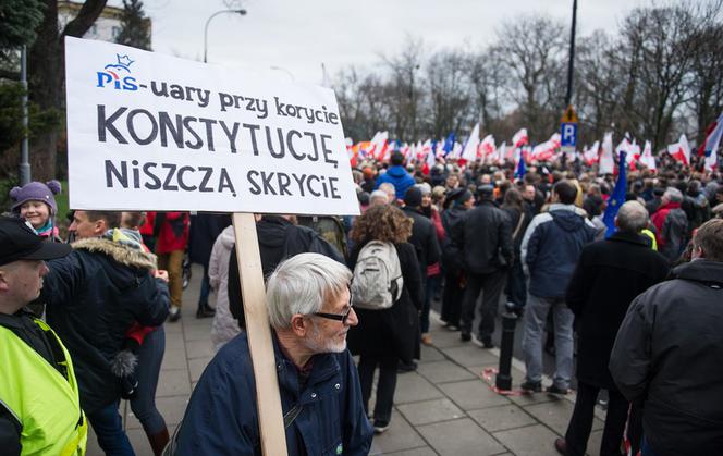 Manifestacja KOD - Warszawa