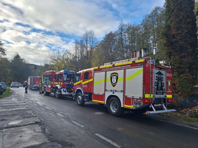 Tragiczny pożar w Słonej koło Zakliczyna. Nie żyje jedna osoba
