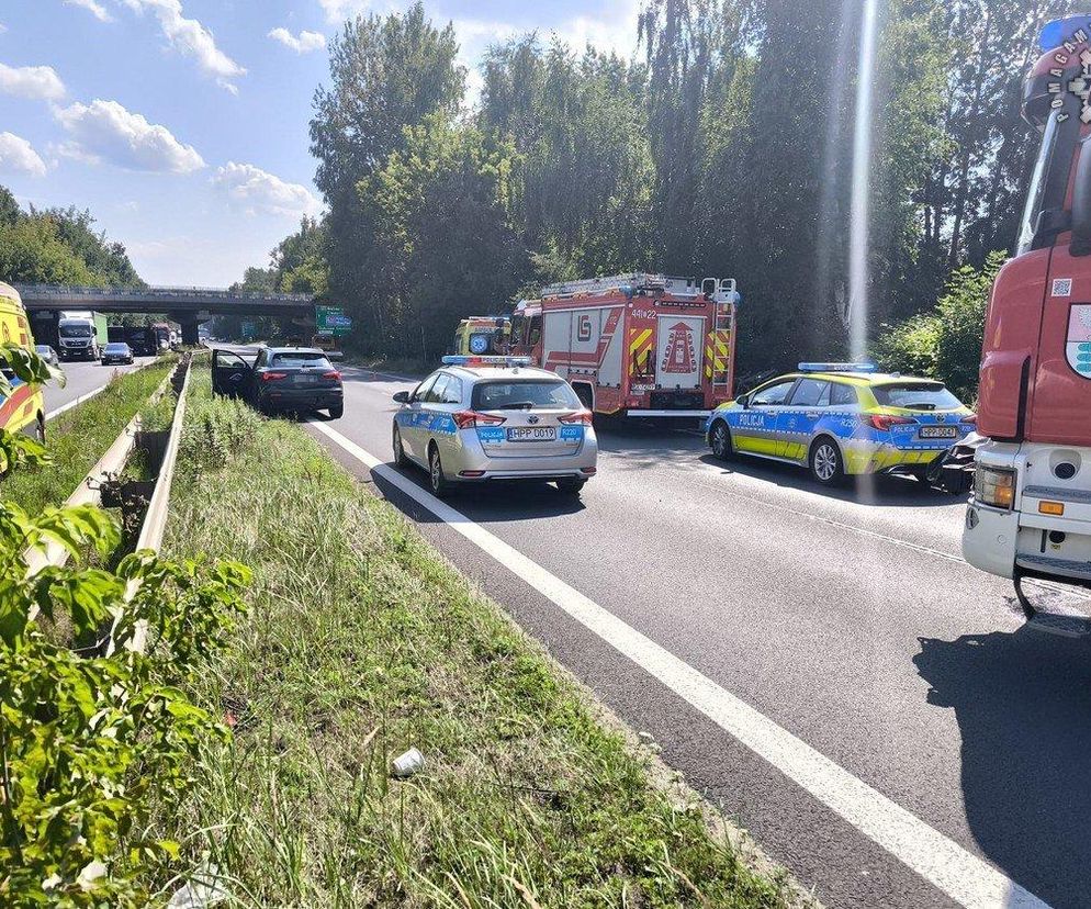 Wypadek w Dąbrowie Górniczej