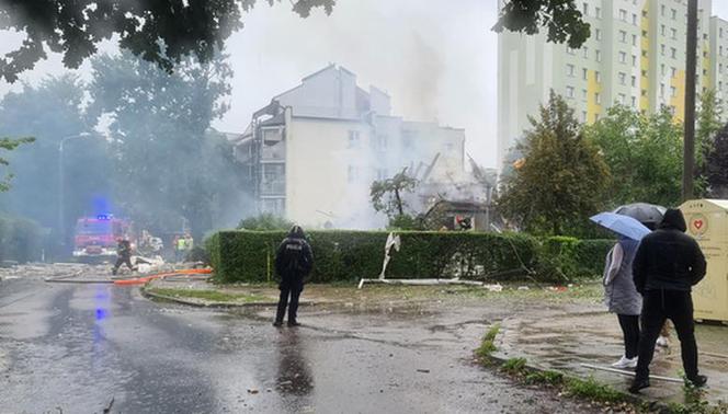 Wybuch w Toruniu. Ten dom wyleciał w powietrze