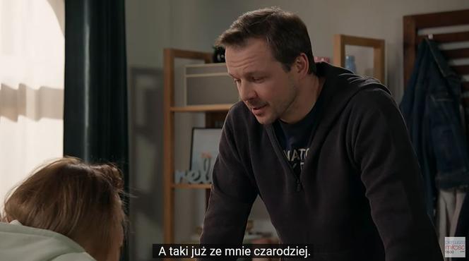 Pierwsza miłość odc. 3436. Marta (Honorata Witańska), Mateusz (Lesław Żurek)