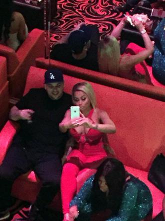 Blac Chyna i Rob Kardashian w klubie