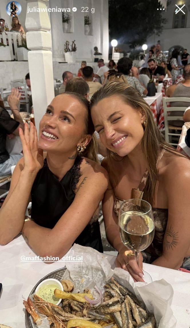 Julia Wieniawa i Maffashion na Mykonos w Grecji