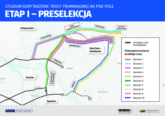 Kiedy będzie tramwaj na Psie Pole we Wrocławiu? Znamy warianty tras