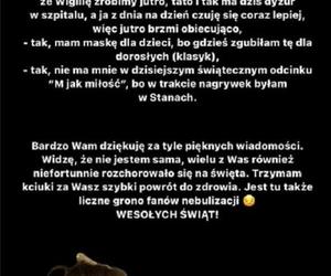 Dominika Kachlik na Instagramie napisała o chorobie