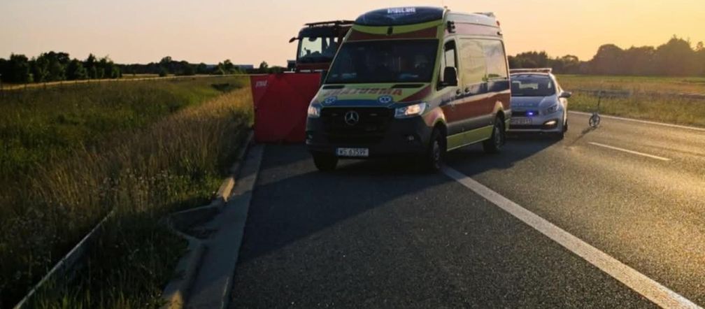 śmierć motocyklisty na A2