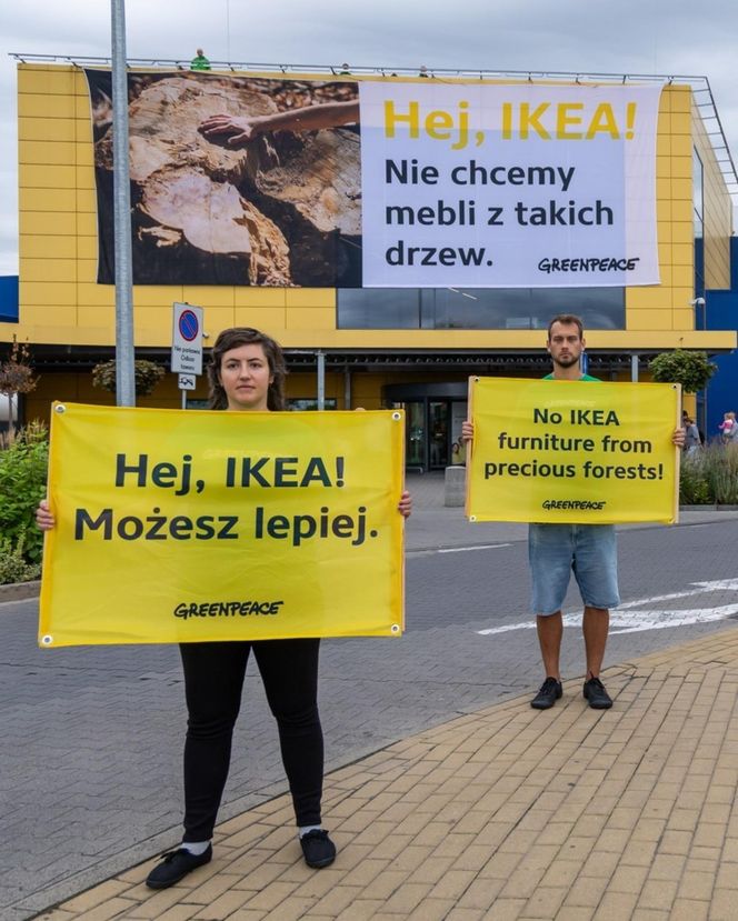 Protest Greenpeace w Jankach 16.09.2025