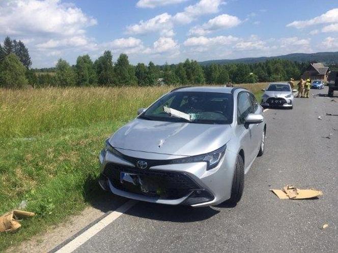  Wypadek z udziałem wojskowego pojazdu w Humniskach. Żołnierze przewozili niewybuch 