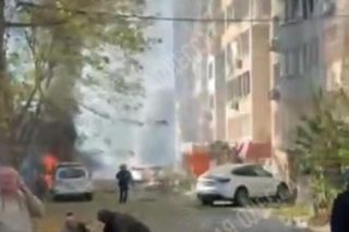 Zniszczenia po rosyjskich atakach w Odessie