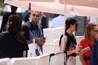 Martyna Byczkowska i Quebonafide w Cannes