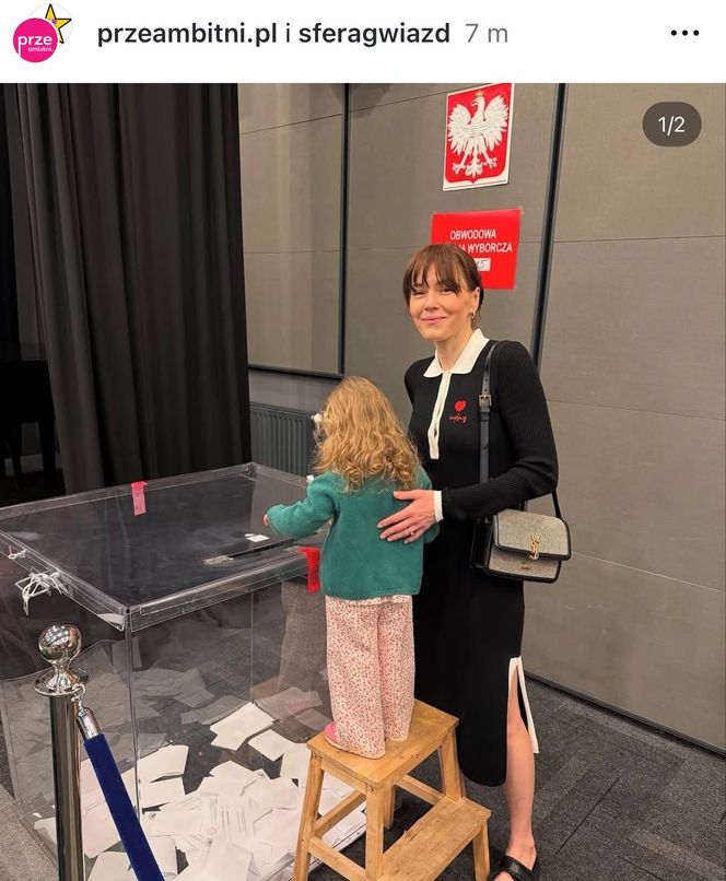 Wybory Prezydenckie 2025: Tak głosują gwiazdy! Magda Lamparska