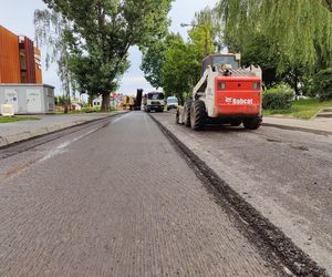 Trwa remont na Plażowej w Siedlcach