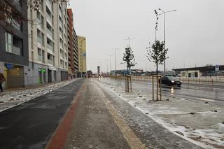 Gołoledź, marznące opady i oblodzone chodniki. Tak wyglądał poranek na drogach w Białymstoku