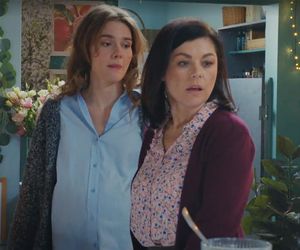 M jak miłość, odcinek 1864: Kinga (Katarzyna Cichopek), Franka (Dominka Kachlik) 