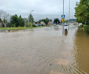 Jelenia Góra zalana. Pod wodą jest już 30 domostw, wiele dróg jest nieprzejezdnych 