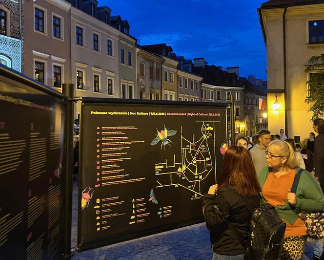 Nocy Kultury w Lublinie. Deszcz nikomu nie przeszkadzał