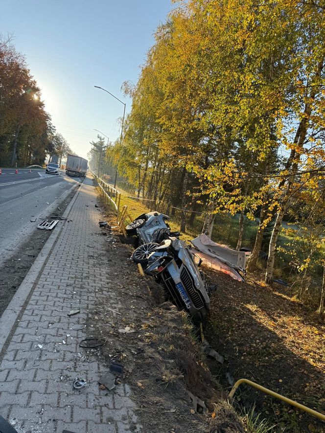 Tragiczny wypadek na DK73 w miejscowości Cieliny