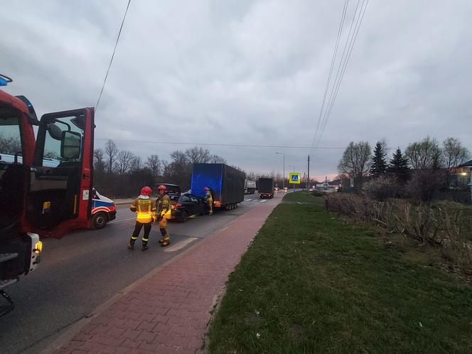 Wypadek na Ostrowieckiej 19.04.22