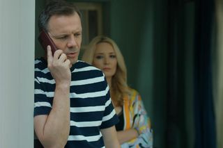 Barwy szczęścia odc. 3079.  Bruno (Lesław Żurek), Karolina (Marta Dąbrowska)