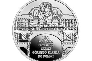 Górny Śląsk na  na srebrnej monecie kolekcjonerskiej