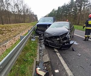 Poważny wypadek w Rybniku. Zderzyły się cztery samochody osobowe 