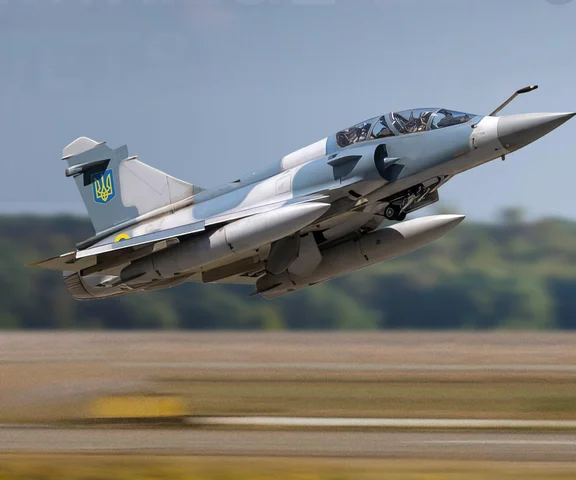 Katastrofa Mirage-2000 na Ukrainie. Pilot się katapultował
