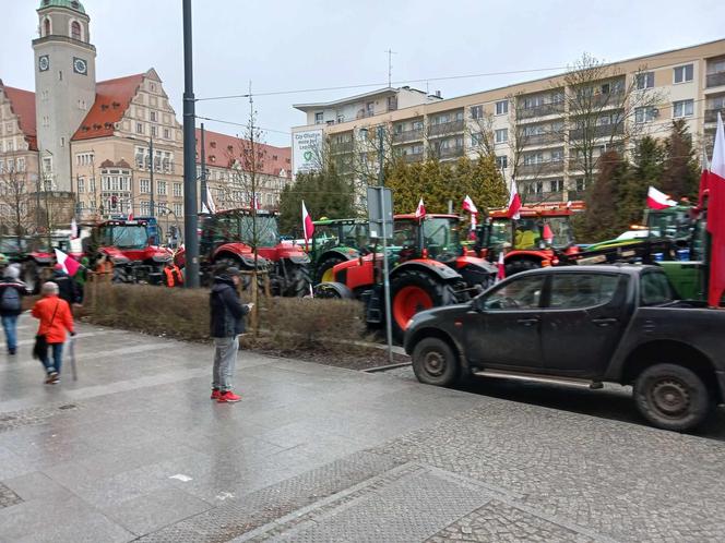 Protest rolników w Olsztynie 20 lutego
