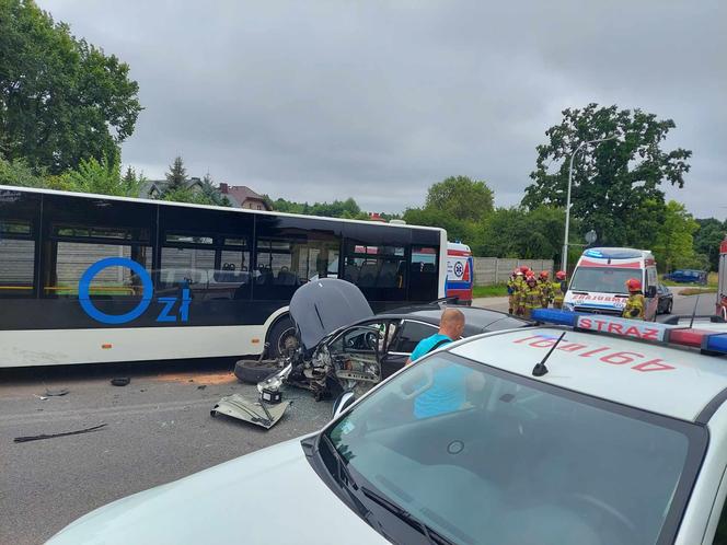 Wypadek na Moniuszki w Starachowicach